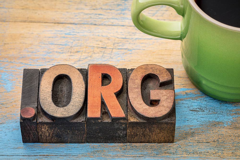 Lettering carved into wooden blocks spell out 